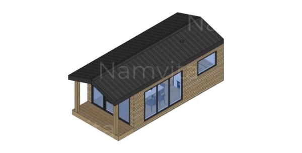 Modulinis Namas/Pirtis – “Cezaris” 3.6x7m – Pagal Užsakymą