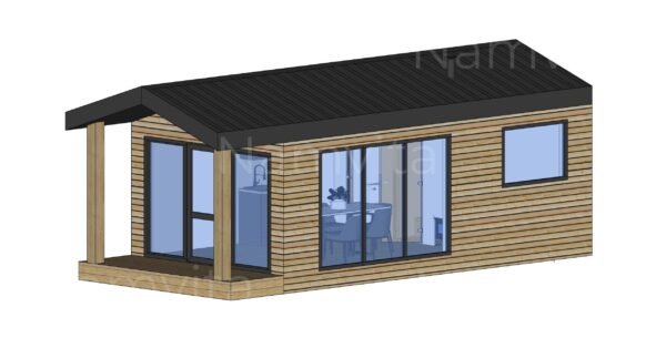 Modulinis Namas/Pirtis – “Cezaris” 3.6x7m – Pagal Užsakymą