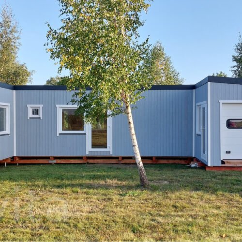 Karkasinis – Modulinis Namas “U FORMA” – 79 m2