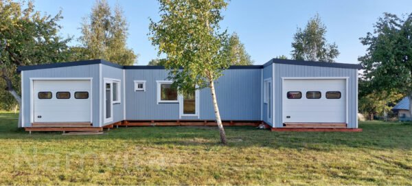 Karkasinis – Modulinis Namas “U FORMA” – 79 m2