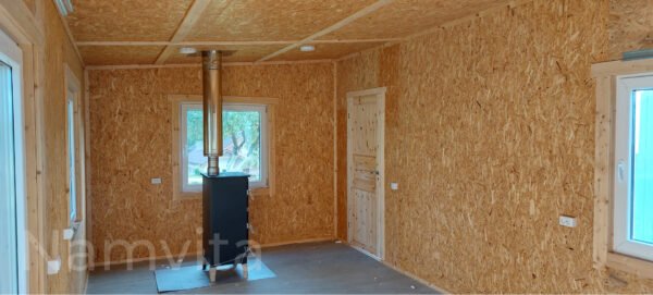 Karkasinis – Modulinis Namas “U FORMA” – 79 m2