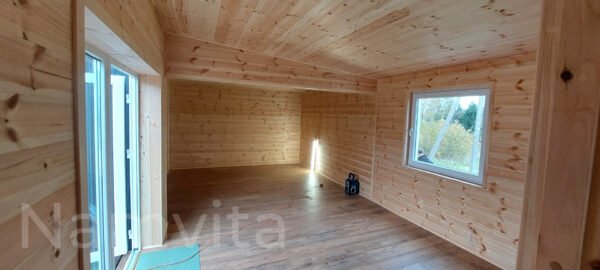 Karkasinis – Modulinis Namas “L FORMA” – 80 m2