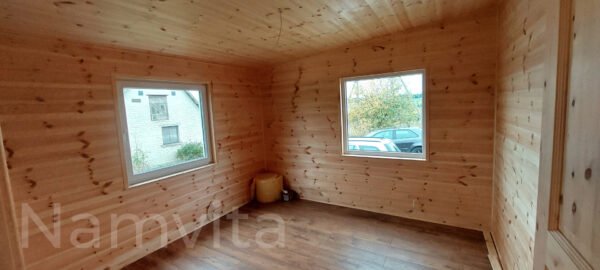 Karkasinis – Modulinis Namas “L FORMA” – 80 m2