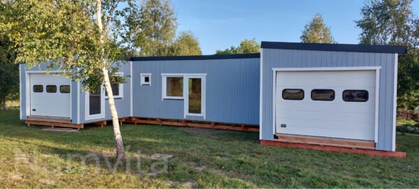 Karkasinis – Modulinis Namas “U FORMA” – 79 m2
