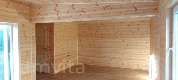 Karkasinis – Modulinis Namas “L FORMA” – 80 m2