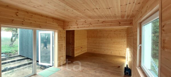 Karkasinis – Modulinis Namas “L FORMA” – 80 m2
