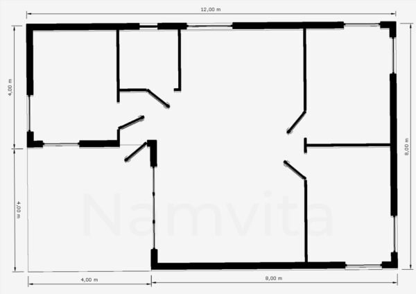 Modulis Namas “Adrianas” – 80m2