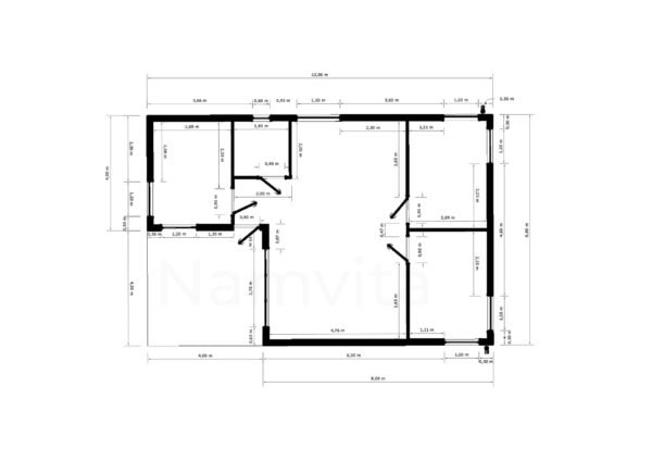 Modulis Namas “Adrianas” – 80m2