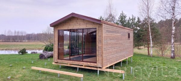 Modulinis Namas/Pirtis – “Cezaris” 3.6x7m – Pagal Užsakymą