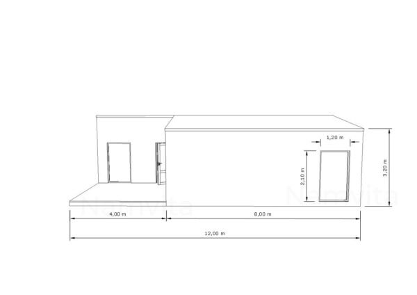 Modulis Namas “Adrianas” – 80m2