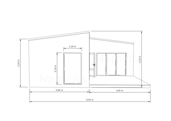 Modulis Namas “Adrianas” – 80m2