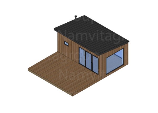 PREMIUM Pirtis – “Svajūnas” 4.04 x 6.10 m. – Pagal Užsakymą