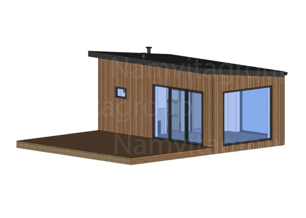 PREMIUM Pirtis – “Svajūnas” 4.04 x 6.10 m. – Pagal Užsakymą