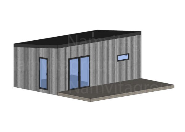 Modulinė Pirtis – “Rasa” 4 x 7 m. – Pagal užsakymą