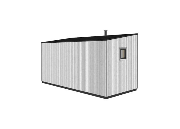 Modulinė Pirtis – “Narvikas” 2,50 x 5,50 m. – Pagal užsakymą