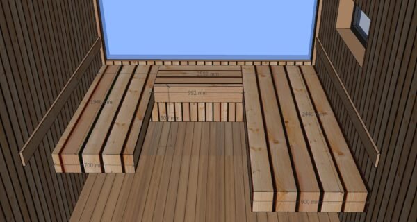 Modulinė Pirtis – “Arctic” 4 x 6 m. – Pagal užsakymą