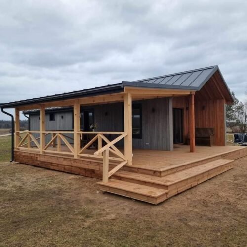 Modulinis Namas – “Skandis- plius” – 4x12m + dvi antresolės