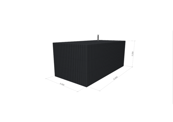Modulinė Pirtis – “Sauna SPA” 4 x 8 m. – Pagal užsakymą